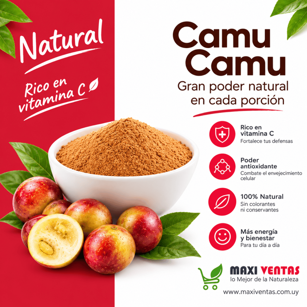 Camu Camu en Polvo 100%puro  200 gr.