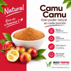Camu Camu en Polvo 100%puro  200 gr.