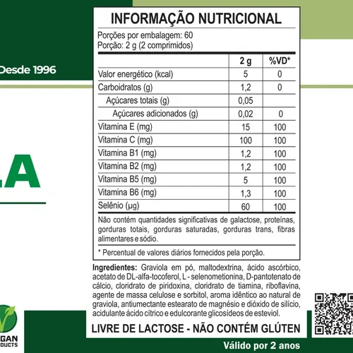 Graviola 120 comprimidos - Imagen 2