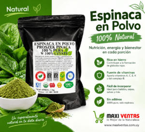 Espinaca en Polvo Proszek 1 kg. 100 % pura