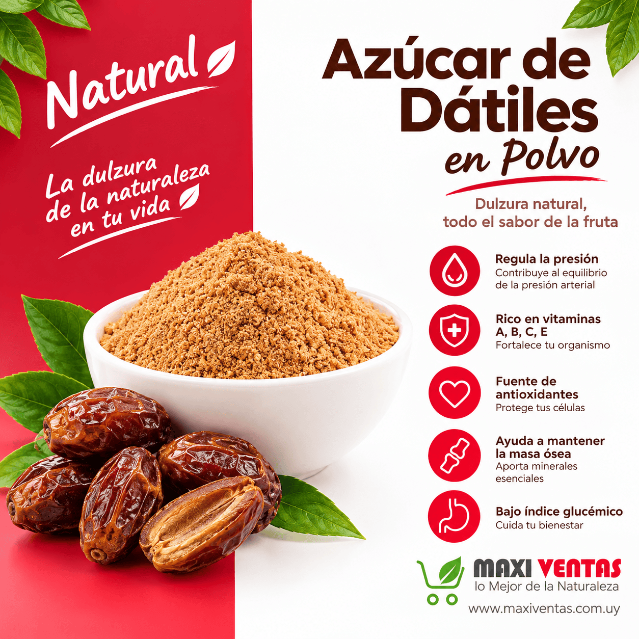 Azúcar De Dátil Organic 120g - Imagen 2
