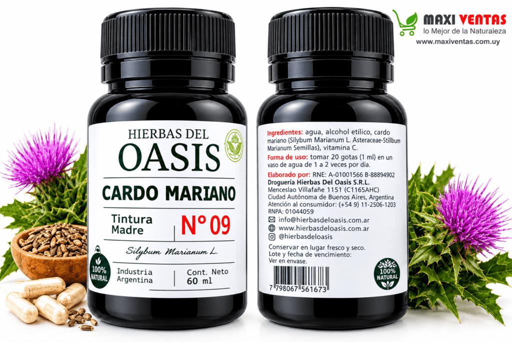 Cardo Mariano de Hierbas del Oasis, 60 ml